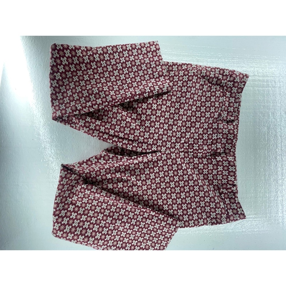 LOFT Marisa Skinny Pants Floral Print Career Casual‎ Size 14